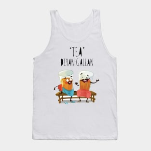 Funny 'Tea Diyan Gallan' For Chai Lovers Tank Top